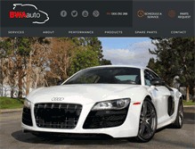 Tablet Screenshot of bwaauto.com.au